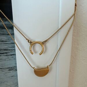 Madewell Gold Layered Necklace